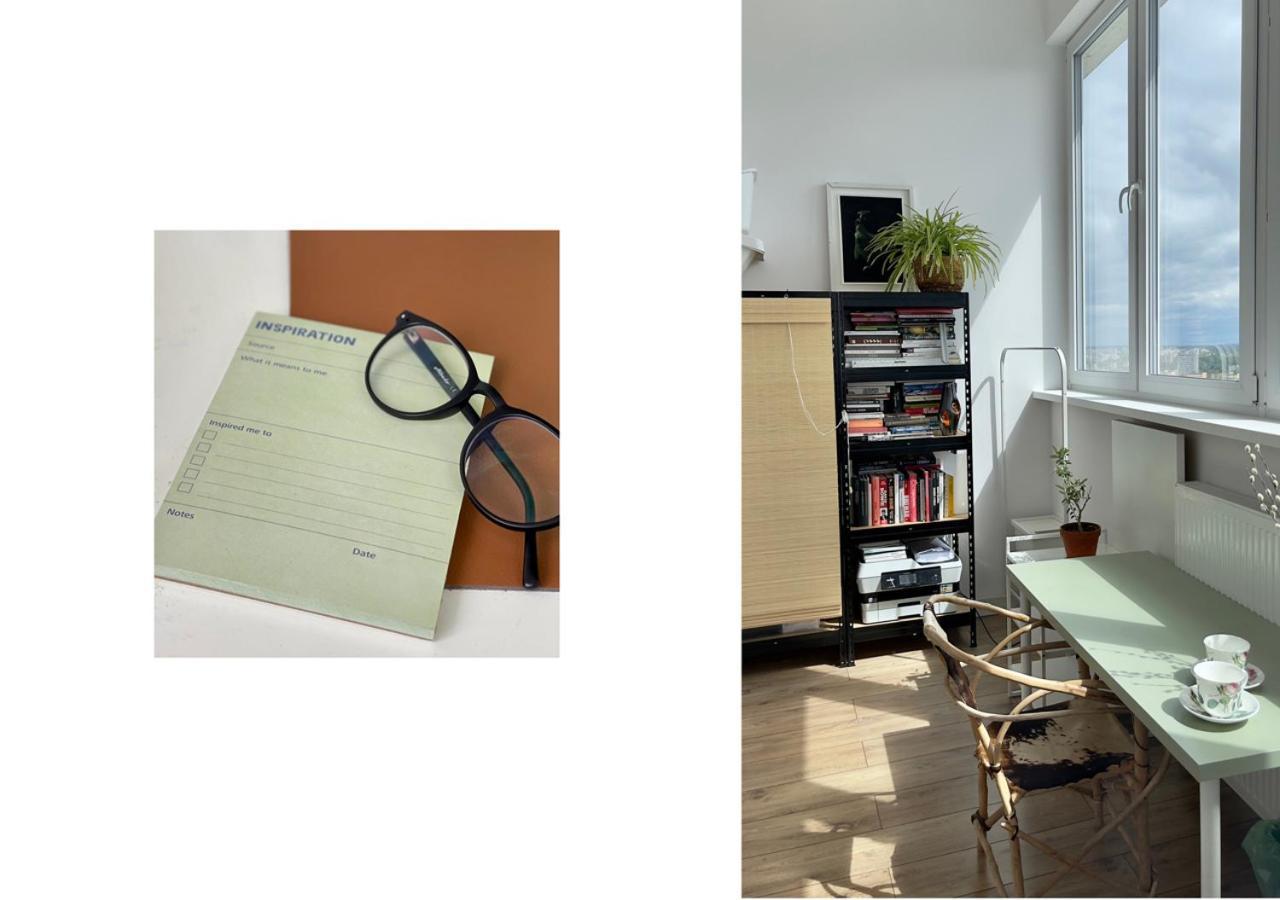 Atelier W Sercu Warszawy Z Panoramicznym Widokiem Apartment Warsaw Ngoại thất bức ảnh
