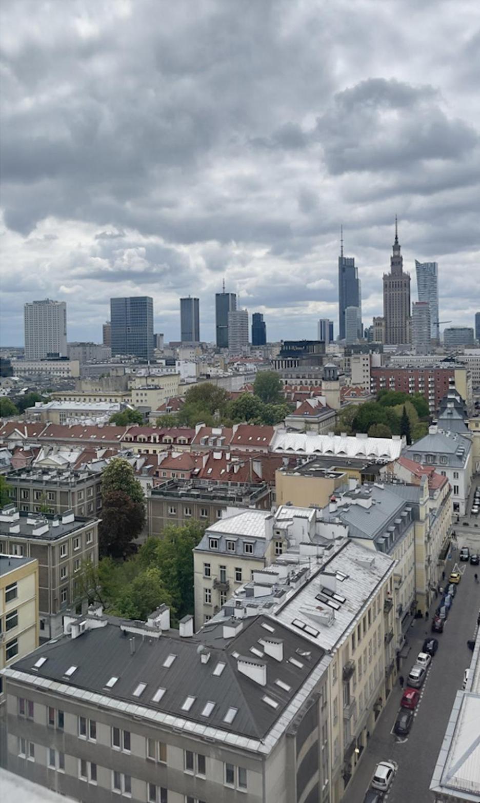 Atelier W Sercu Warszawy Z Panoramicznym Widokiem Apartment Warsaw Ngoại thất bức ảnh